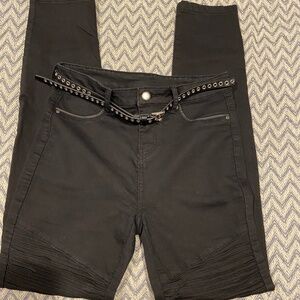 Mid-Rise Denim Moto Jeggings – Balera Performance (Discontinued), Adult Small